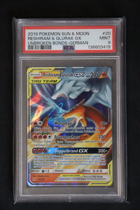 Reshiram & Glurak GX
