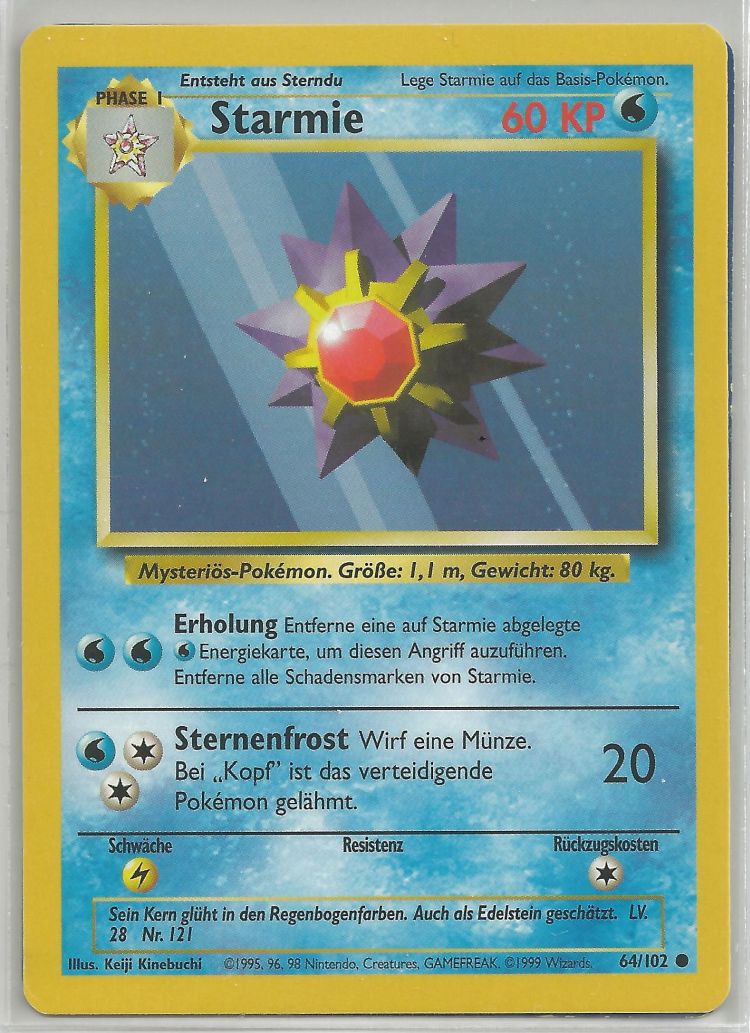 Starmie - Base (Common) [BS-64] | German, Near Mint German / Near Mint / Normal
