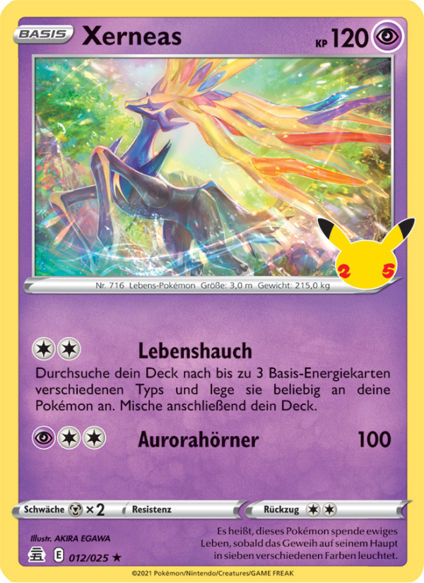 Xerneas - Celebrations (Rare) [CEL-12] | German, Near Mint German / Near Mint / Normal