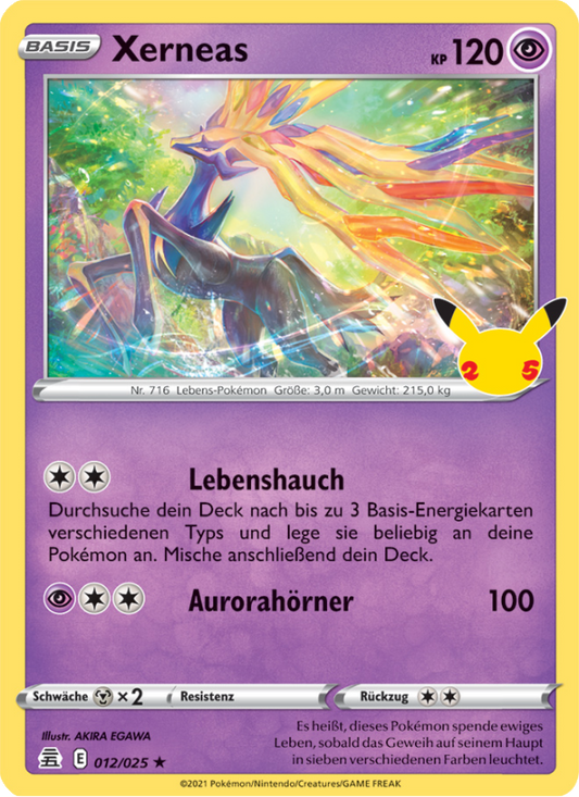 Xerneas - Celebrations (Rare) [CEL-12] | German, Near Mint German / Near Mint / Normal