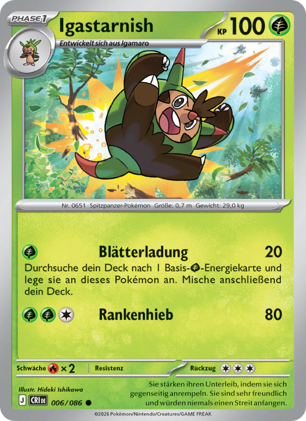 Igastarnish - Chaos Rising (Common) [CRI-6] | German, Near Mint German / Near Mint / Normal