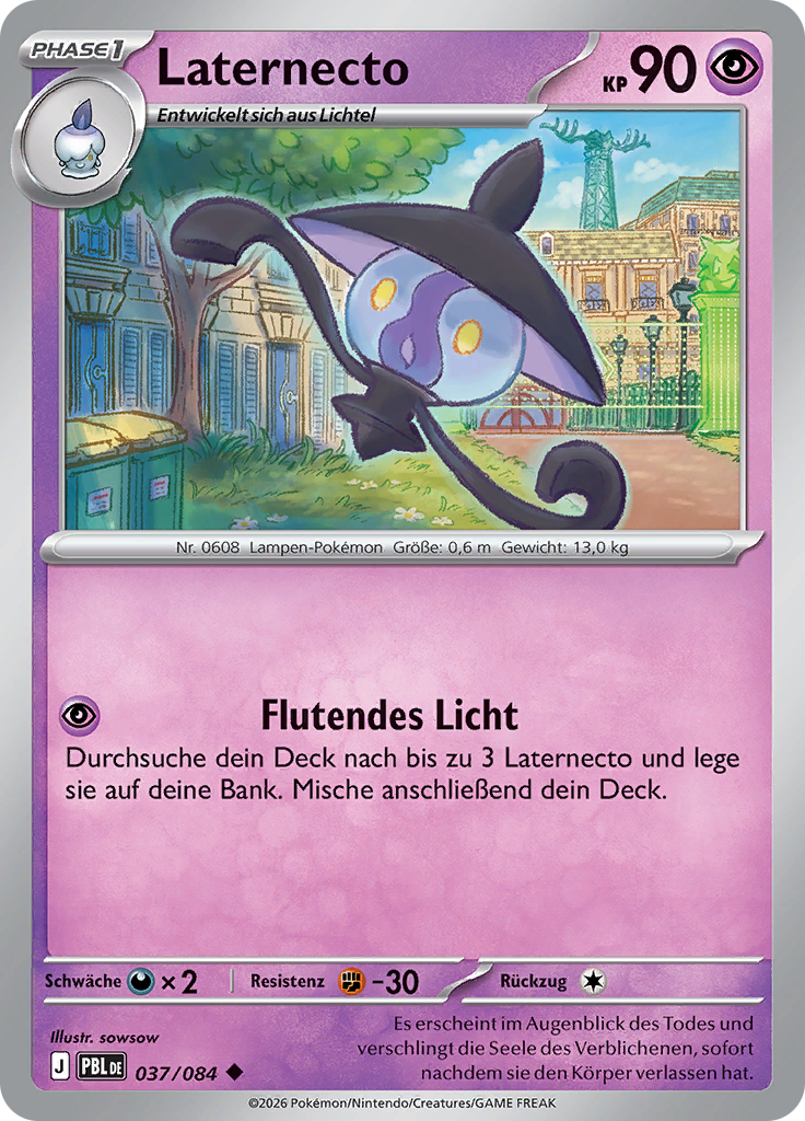 Laternecto - Pitch Black (Uncommon) [PBL-37] | German, Near Mint German / Near Mint / Normal
