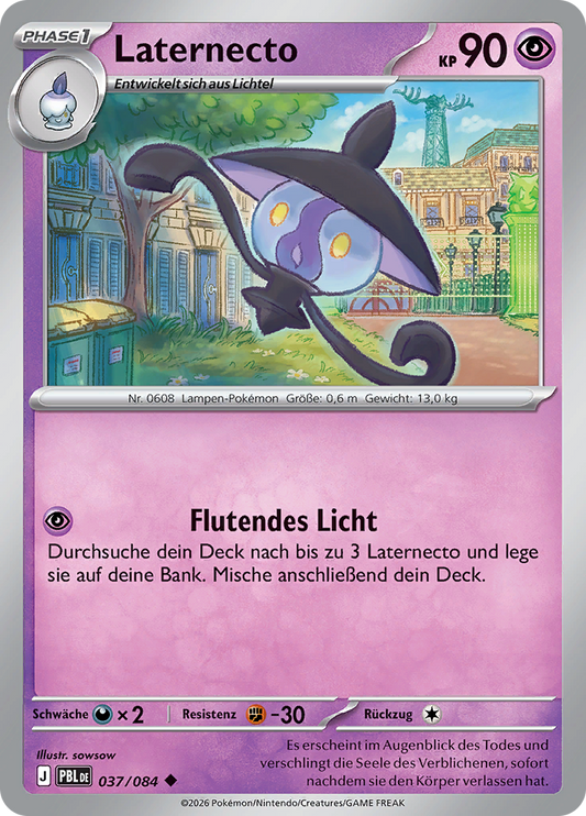 Laternecto - Pitch Black (Uncommon) [PBL-37] | German, Near Mint German / Near Mint / Normal