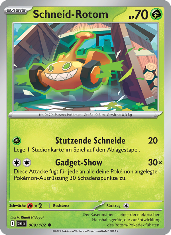 Mow Rotom - Destined Rivals (Common) [DRI-9] | German, Near Mint German / Near Mint / Normal