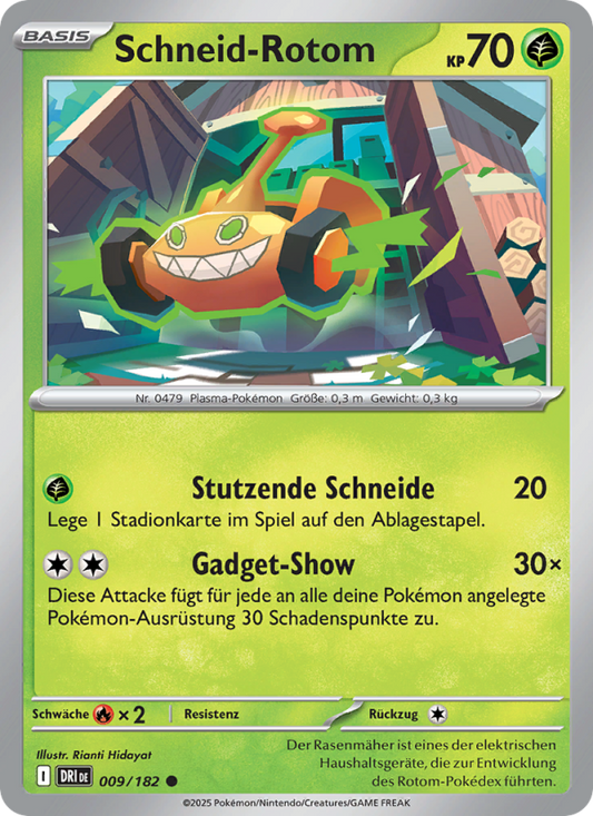 Mow Rotom - Destined Rivals (Common) [DRI-9] | German, Near Mint German / Near Mint / Normal