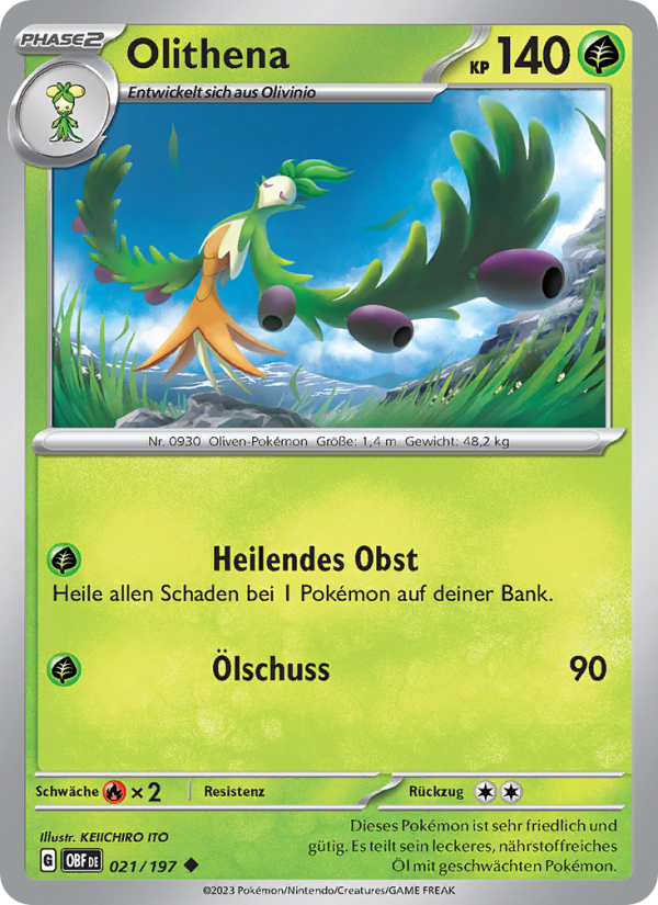 Olithena - Obsidian Flames (Uncommon) [OBF-21] | German, Near Mint German / Near Mint / Normal