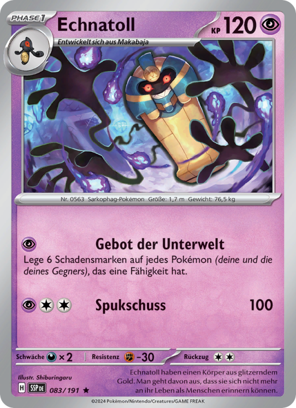 Echnatoll - Surging Sparks (Rare) [SSP-83] | German, Near Mint German / Near Mint / Normal