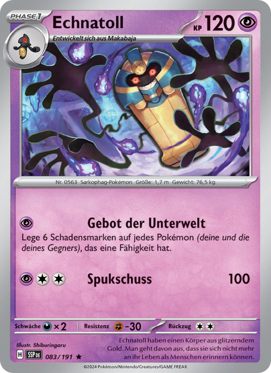 Echnatoll - Surging Sparks (Rare) [SSP-83] | German, Near Mint German / Near Mint / Normal
