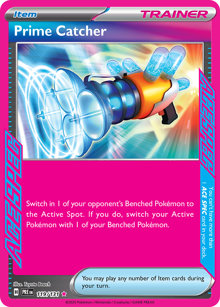 Prime Catcher - Prismatic Evolutions (ACE SPEC Rare) [PRE-119] | English, Near Mint English / Near Mint / Normal