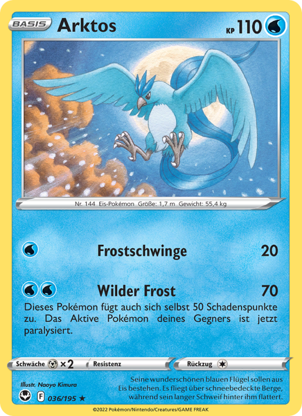 Arktos - Silver Tempest (Holo Rare) [SIT-36] | German, Near Mint German / Near Mint / Normal