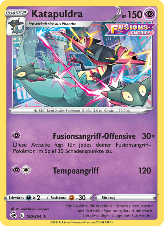Katapuldra - Fusion Strike (Holo Rare) [FST-130] | German, Near Mint German / Near Mint / Normal